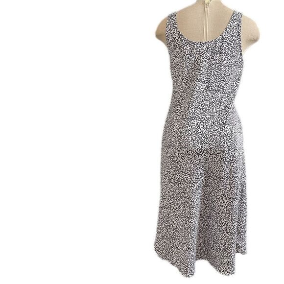 Josie By Natori Black White Floral Slip Dress Size Small - Picture 3 of 7